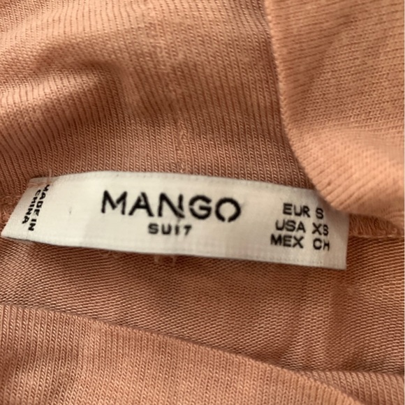 Mango  Mock Neck Top - Picture 4 of 5
